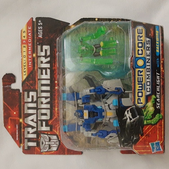 Transformers Power Core Combiners Searchlight with Backwind, 2 Pack SEALED - Picture 3 of 15